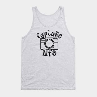 Capture Life Photographer Camera Tank Top